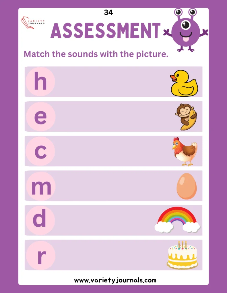 jolly phonics matching sounds