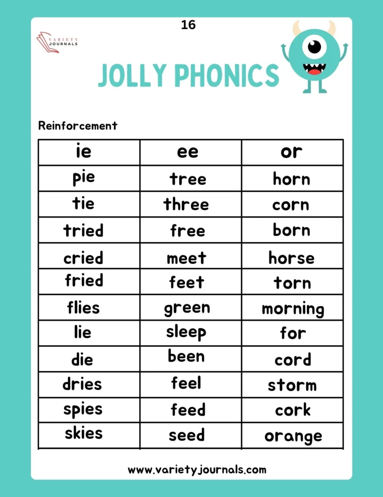 Jolly Phonics Group 4 Worksheets - varietyjournals