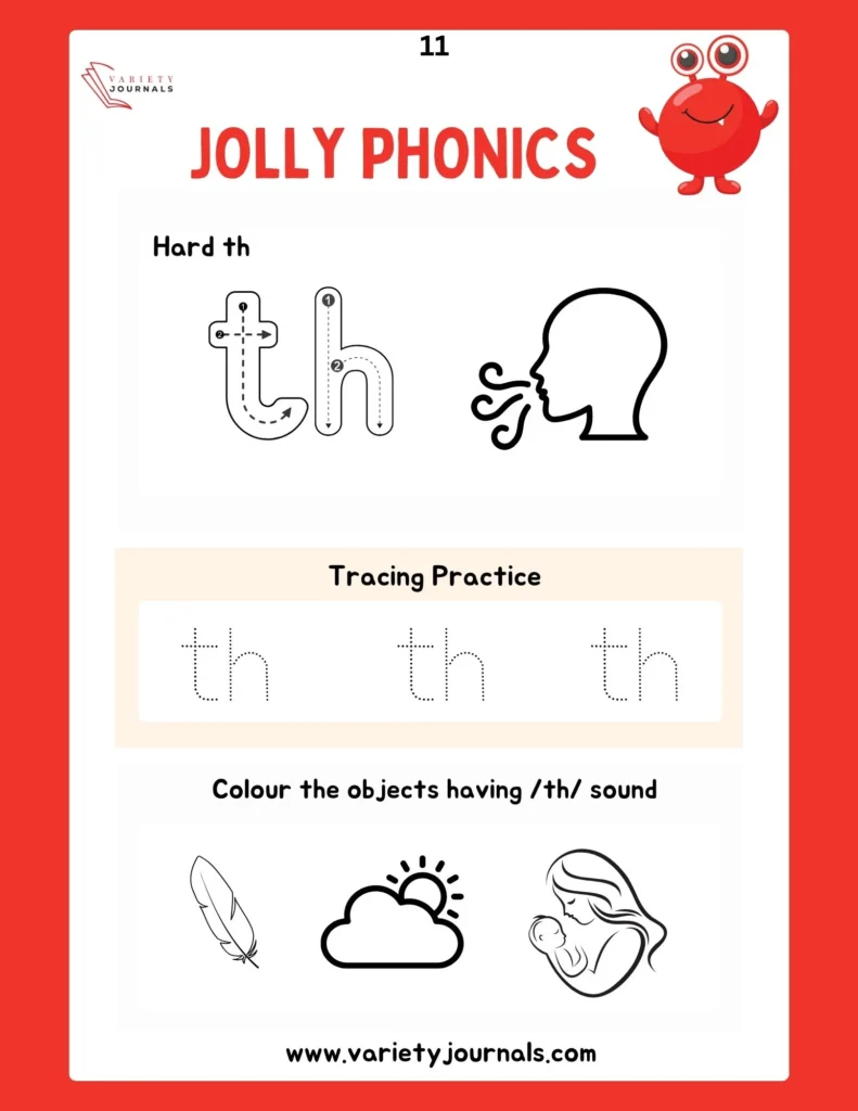 th sound worksheet